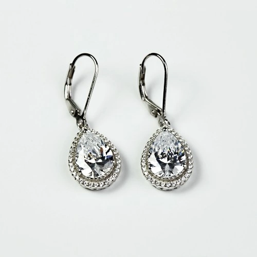 Lena Silver - stříbrné náušnice se zirkony