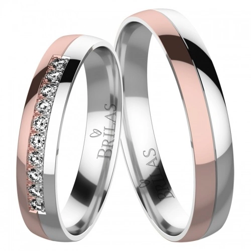 Viola RW Expres - zlaté snubní prsteny