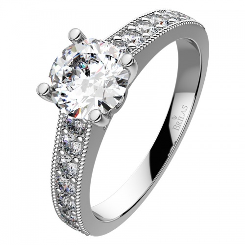 Orlena Silver - zásnubní prsten ze stříbra