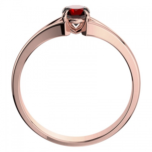 Pavla Red Granát - zásnubní prsten z červeného zlata