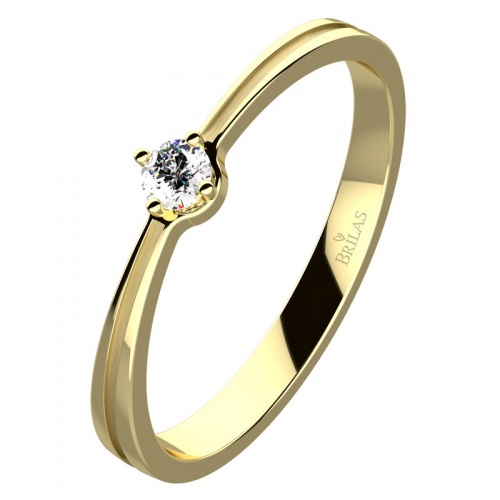 Joni Gold - zásnubní prsten ze žlutého zlata