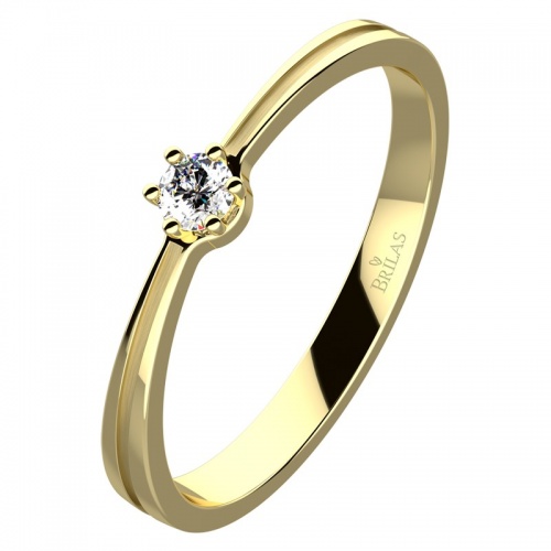 Kelsi Gold - zásnubní prsten ze žlutého zlata