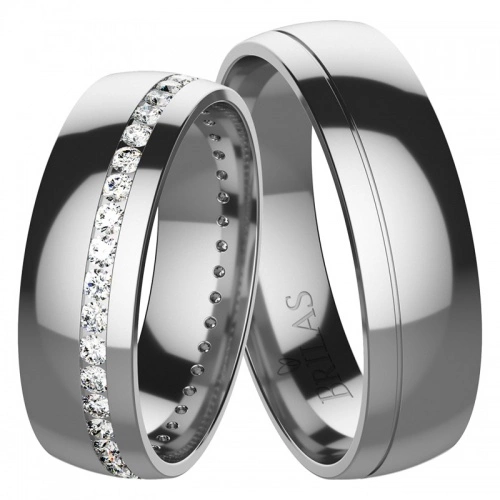 Celeste Titan - snubní prsteny z titanu