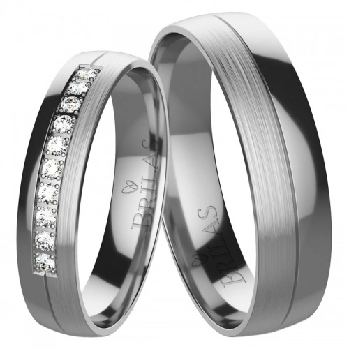 Fannia Titan - snubní prsteny z titanu
