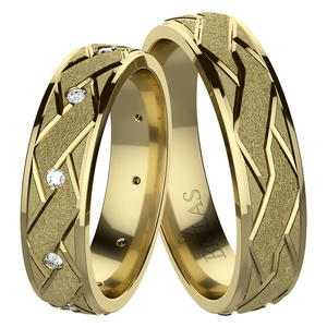 Kora Gold - snubní prsteny ze žlutého zlata