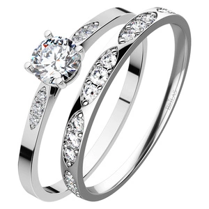 Kasia Set White  - luxusní set z bílého zlata 