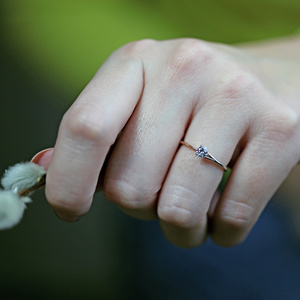 Polina Colour RW Briliant  - prsten z bílého a růžového zlata