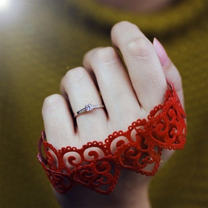 Poseidon W Briliant - zásnubní prsten z bílého zlata