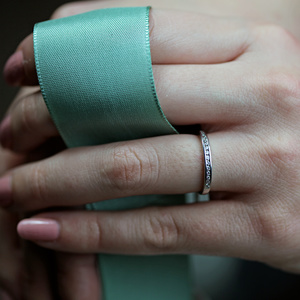 Sofie W Briliant - zásnubní prsten z bílého zlata