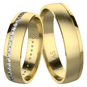 Desirat Gold - snubní prsteny ze žlutého zlata