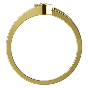 Selina Gold - zásnubní prsten ze žlutého zlata