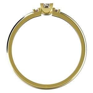 Serafina Gold - zásnubní prsten ze žlutého zlata