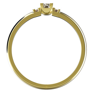 Serafina G Briliant - zásnubní prsten ze žlutého zlata