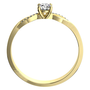 Danika G Briliant - prsten ze žlutého zlata