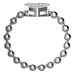 Bonita Silver - zásnubní prsten ze stříbra