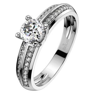 Nisa Silver - zásnubní prsten ze stříbra