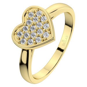 Rozmarýnka Princess G Briliant - zásnubní prsten ze žlutého zlata