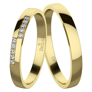 Cetus Gold - snubní prsteny ze žlutého zlata