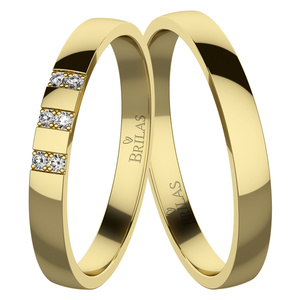 Sagita Gold - snubní prsteny ze žlutého zlata