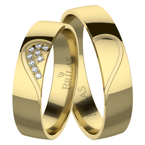 Fobos Gold - snubní prsteny ze žlutého zlata