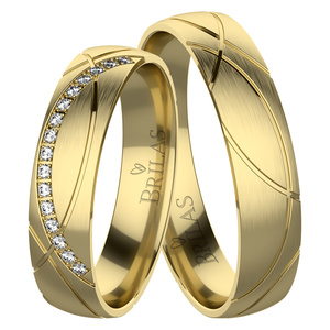 Kirke Gold - snubní prsteny ze žlutého zlata
