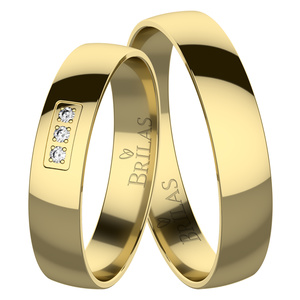 Josip Gold - snubní prsteny ze žlutého zlata
