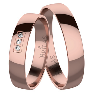 Josip Red - snubní prsteny z růžového zlata