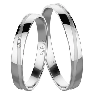 Vanko White - snubní prsteny z bílého zlata