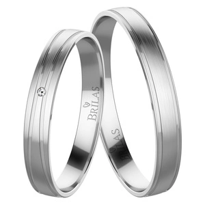 Otokar White - snubní prsteny z bílého zlata