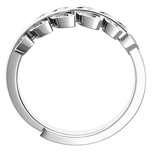 Madelon - stříbrný prsten s kameny 