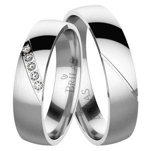 Clara Silver - snubní prsteny ze stříbra