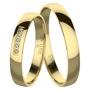 Analisa Gold - snubní prsteny ze žlutého zlata