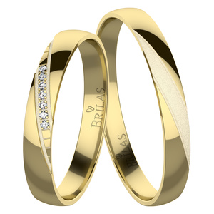 Barunka Gold - snubní prsteny ze žlutého zlata