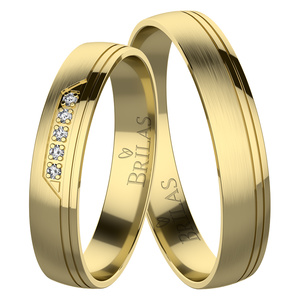 Bonka Gold - snubní prsteny ze žlutého zlata