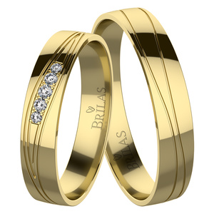 Janka Gold - snubní prsteny ze žlutého zlata