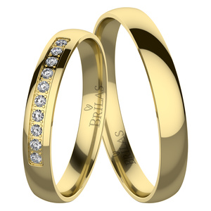 Ludvika Gold - snubní prsteny ze žlutého zlata