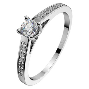Rubyn White  - elegantní prsten 