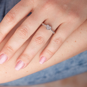 Bonita Silver - zásnubní prsten ze stříbra
