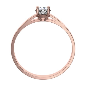 Marcelka Red - zásnubní prsten z růžového zlata