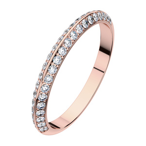 Afrodita II. Red - prsten z růžového zlata 