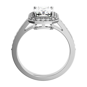Olivia White - velkolepý prsten z bílého zlata