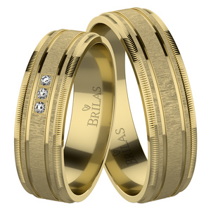 Amálka Gold - snubní prsteny ze žlutého zlata