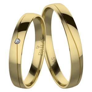 Valentýna Gold - snubní prsteny ze žlutého zlata