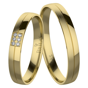 Anastázie Gold - snubní prsteny ze žlutého zlata