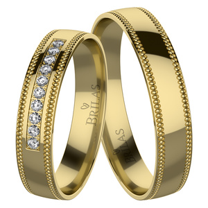 Alexandra Gold - snubní prsteny ze žlutého zlata