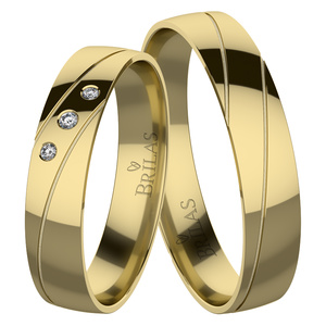 Františka Gold - snubní prsteny ze žlutého zlata