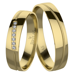 Niket Gold - snubní prsteny ze žlutého zlata