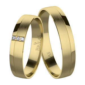 Petra Gold - snubní prsteny ze žlutého zlata