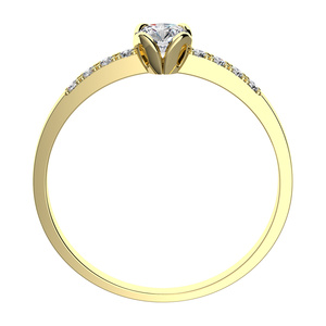 Paulina Gold - zásnubní prsten ze žlutého zlata
