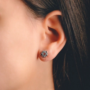 Trilian - stříbrné náušnice se zirkony